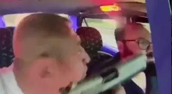 Aracına bindiği taksi şoförünü silahla tehdit edip gasbetti
