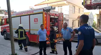 Karaman'da Öfkeli Koca Eşinin Evini Ateşe Verdi
