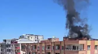 Mardin'de 7 Katlı Binada Yangın Kontrol Altına Alındı