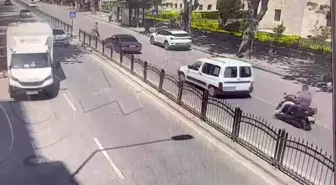 Amasya'da Motosiklet Sürücüsü Cep Telefonuna Dikkat Etti, Kaza Yaptı