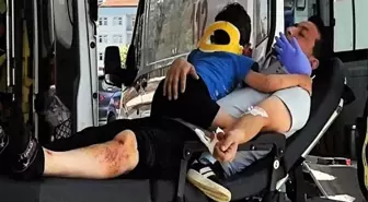 İnegöl'de Motosiklet Kazası: Baba ve İki Çocuk Yaralandı