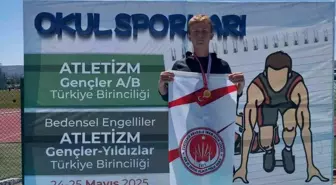 Ahmet Melih Saraç Cirit Atmada Türkiye Şampiyonu Oldu