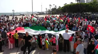 Mersin'de 'Büyük Gazze Mitingi' düzenlendi