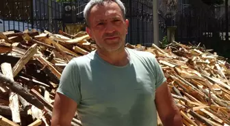 Odun kırarak ayda 80 bin lira kazanıyor