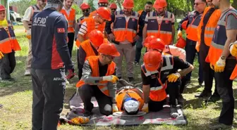 Ağrı'da Umut Kervanı'nın Arama Kurtarma Ekibi, AFAD Eğitimiyle Hazır Hale Geldi