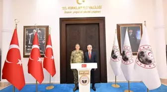 Orgeneral Bahtiyar Ersay Kırklareli Valisi Uğur Turan'ı Ziyaret Etti