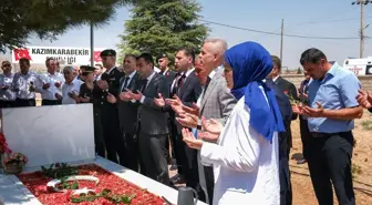 15 Temmuz şehidi Muhammed Yalçın Karaman'daki mezarı başında anıldı