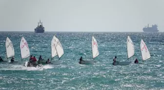 Tekirdağ'da 9. Uluslararası Süleymanpaşa Optimist Cup Yelken Yarışları Düzenlendi