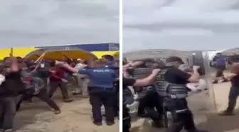 Kurban pazarında polislere saldıran 12 kişi gözaltına alındı