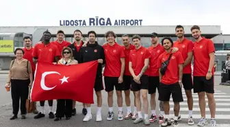 A Milli Basketbol Takımı Riga'ya Geldi