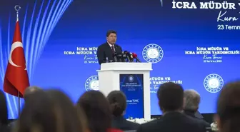 Adalet Bakanı Tunç, İcra Müdür ve İcra Müdür Yardımcılığı Kura Töreni'nde konuştu Açıklaması