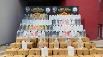 Adana'da 2 Ton Kaçak Etil Alkol Ele Geçirildi