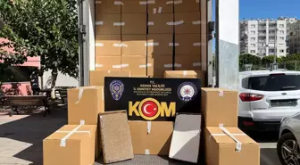 Adana'da 5 Milyon Makaron Ele Geçirildi, 1 Şüpheli Tutuklandı