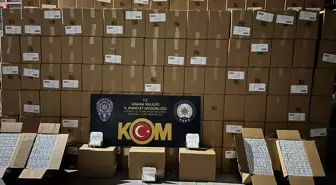 Adana'da 6.5 Milyon Makaron Ele Geçirildi