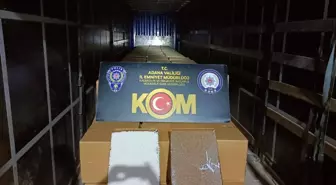 Adana'da Kaçakçılık Operasyonu: 7 Milyon Makaron Ele Geçirildi