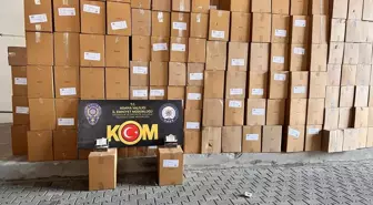 Adana'da Gümrük Kaçağı 9 Milyon Makaron Ele Geçirildi