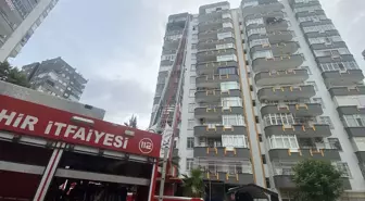 Adana'da 11. Kat Dairede Yangın Çıktı