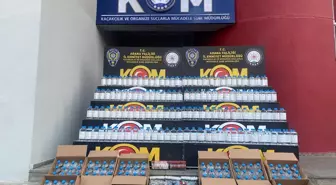 Adana'da Sahte İçki Operasyonu: 400 Litre Sahte İçki Ele Geçirildi