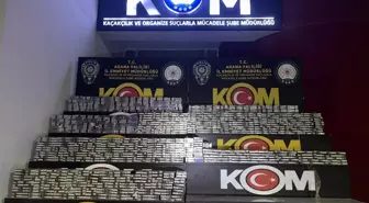 Adana'da Kaçak Sigara Operasyonu: 19 Bin Paket Ele Geçirildi