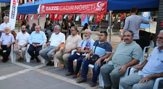 AGD Adana Şubesi'nden Gazze İçin Nöbet