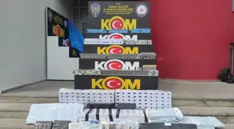 Adana'da 9.750 Paket Kaçak Sigara ve 3 Milyon Makaron Ele Geçirildi