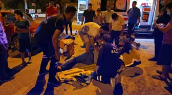 Kozan'da Otomobil Motosiklete Çarptı, Sürücü Yaralandı