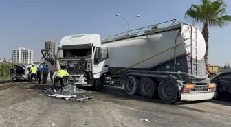 Adana'da Tanker Kazası: 2 Yaralı