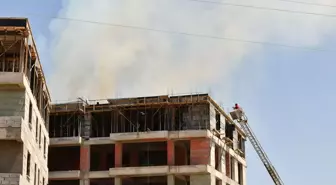 Adıyaman'da bina inşaatında çıkan yangın söndürüldü