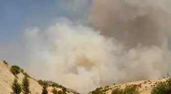 Adıyaman'da Orman Yangınına Hava ve Karadan Müdahale