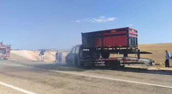Adıyaman'da Oto Kurtarıcı Araç Yangında Kullanılamaz Hale Geldi