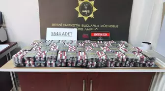 Adıyaman'da Uyuşturucu Operasyonu: 5 Bin 544 Hap Ele Geçirildi