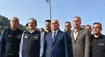 AFAD Başkanı Trabzon'da Sel Felaketi Tespitlerini İnceledi