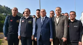 AFAD Başkanı Trabzon'da Sel Felaketi Tespitlerini İnceledi