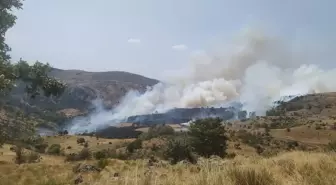 Afyonkarahisar'da Çıkan Örtü Yangını Kontrol Altına Alındı