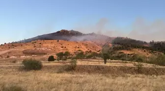 Afyonkarahisar'da Yangınla Mücadele Devam Ediyor