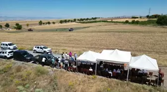 Elazığ'ın Ağın İlçesinde Nohut Hasadı Yapıldı