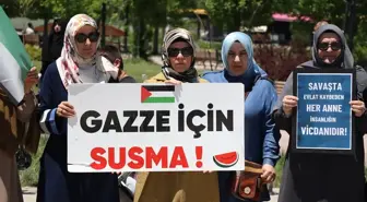 Ağrı'da Kadınlardan Gazze İçin Barış Çağrısı