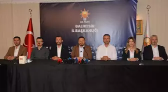 AK Parti Balıkesir İl Başkanı Mehmet Aydemir'den 'Terörsüz Türkiye' sürecine ilişkin açıklama