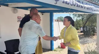Fatma Aksal, Enez'deki Yangınzedelere Destek Ziyaretinde Bulundu