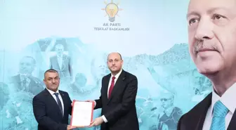 Mustan Özdemir, AK Parti Eğirdir İlçe Başkanlığına Atandı