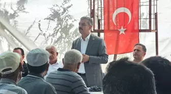 Erol Keleş, Keban'da Muhtarlarla Buluştu