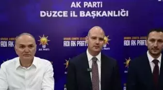 AK Parti Genel Başkan Yardımcısı İleri, Düzce'de konuştu Açıklaması
