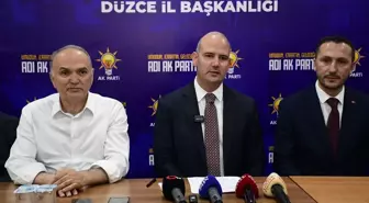 AK Parti Genel Başkan Yardımcısı İleri, Düzce'de konuştu Açıklaması
