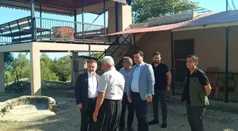 Tamer Dağlı, Orman Yangınından Etkilenen Vatandaşları Ziyaret Etti