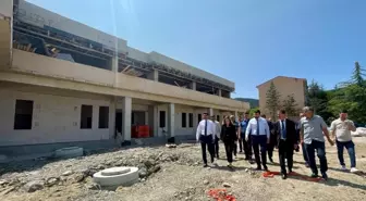 AK Parti Karabük Milletvekili Şahin, Ovacık'taki yatırımları inceledi