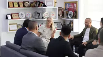 Ceyda Bölünmez Çankırı Aliağa Belediye Başkanı'nı Ziyaret Etti