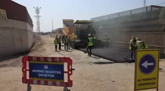 Mersin'de Asfalt Çalışmaları Devam Ediyor