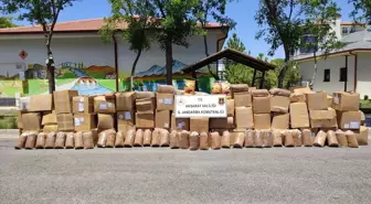 Aksaray'da 9 Ton Kaçak Tütün Ele Geçirildi
