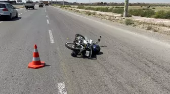Aksaray'da Motosiklet Kazası: Polis Memuru Yaralandı