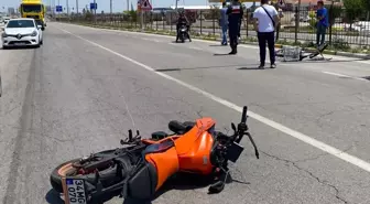 Aksaray'da motosiklet bisikletliye çarptı: Ağır yaralı
